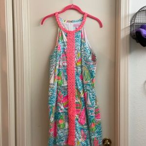 Lilly Pulitzer sz10 neon regatta dress